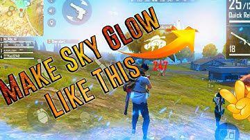 Advance Level Sky Glow Like PC In Android | How To Do Sky Glow In Kinemaster - Garena Free Fire