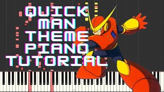 (Mega Man 2) Quick Man Theme Piano Synthesia