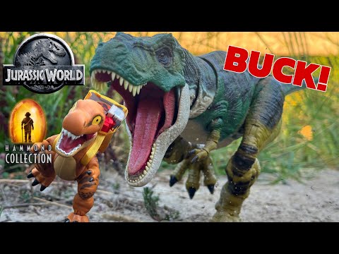 Jurassic World Hammond Collection Buck T-rex SDCC Convention