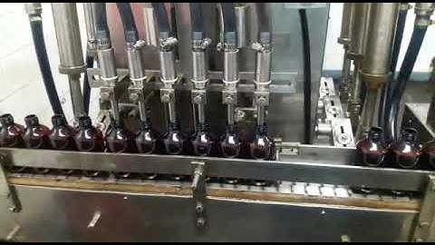 Fully Automatic SYRUP Filling Machine & Capping Machine