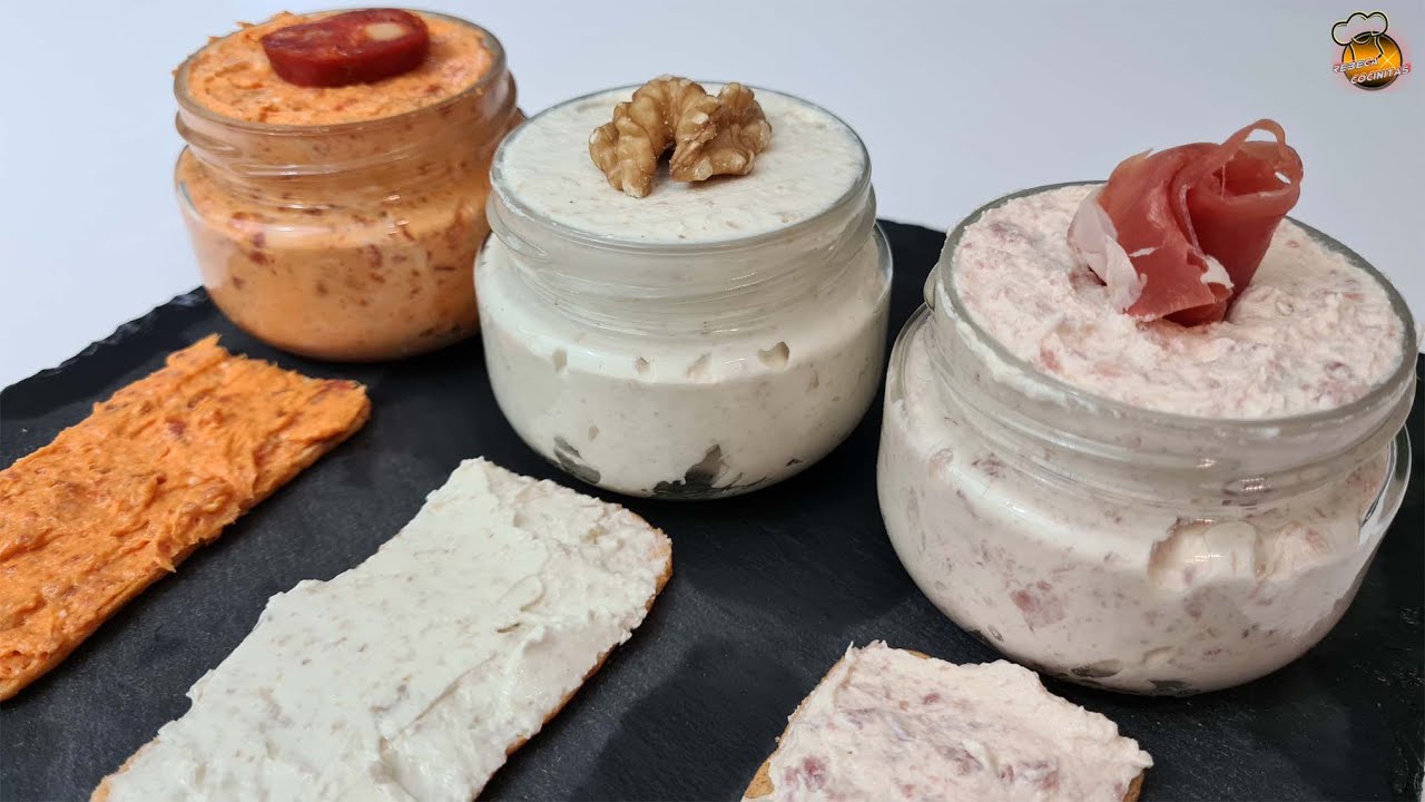 PATES variados FACILES 2 - (JAMON - ROQUEFORT - CHORIZO)