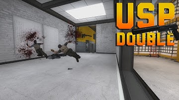 CS:GO USP-S  Double kill in one bullet + bonus