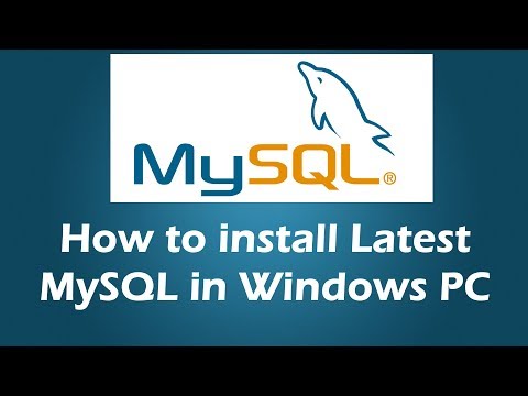 How to install latest MySQL in Windows PC