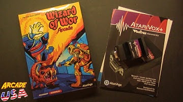 AtariVox+ with Champ Games Wizard of Wor Arcade!
