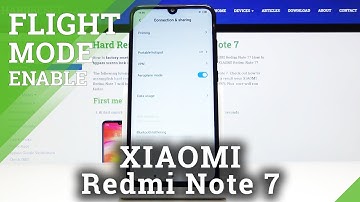 How to Enable Airplane Mode in XIAOMI Redmi Note 7 – Flight Mode