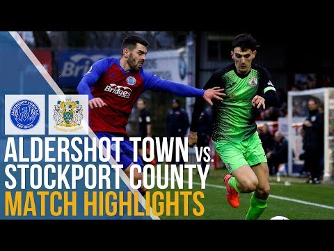 Aldershot Stockport Goals And Highlights