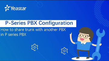 How to share Trunk with another PBX in P-series PBX