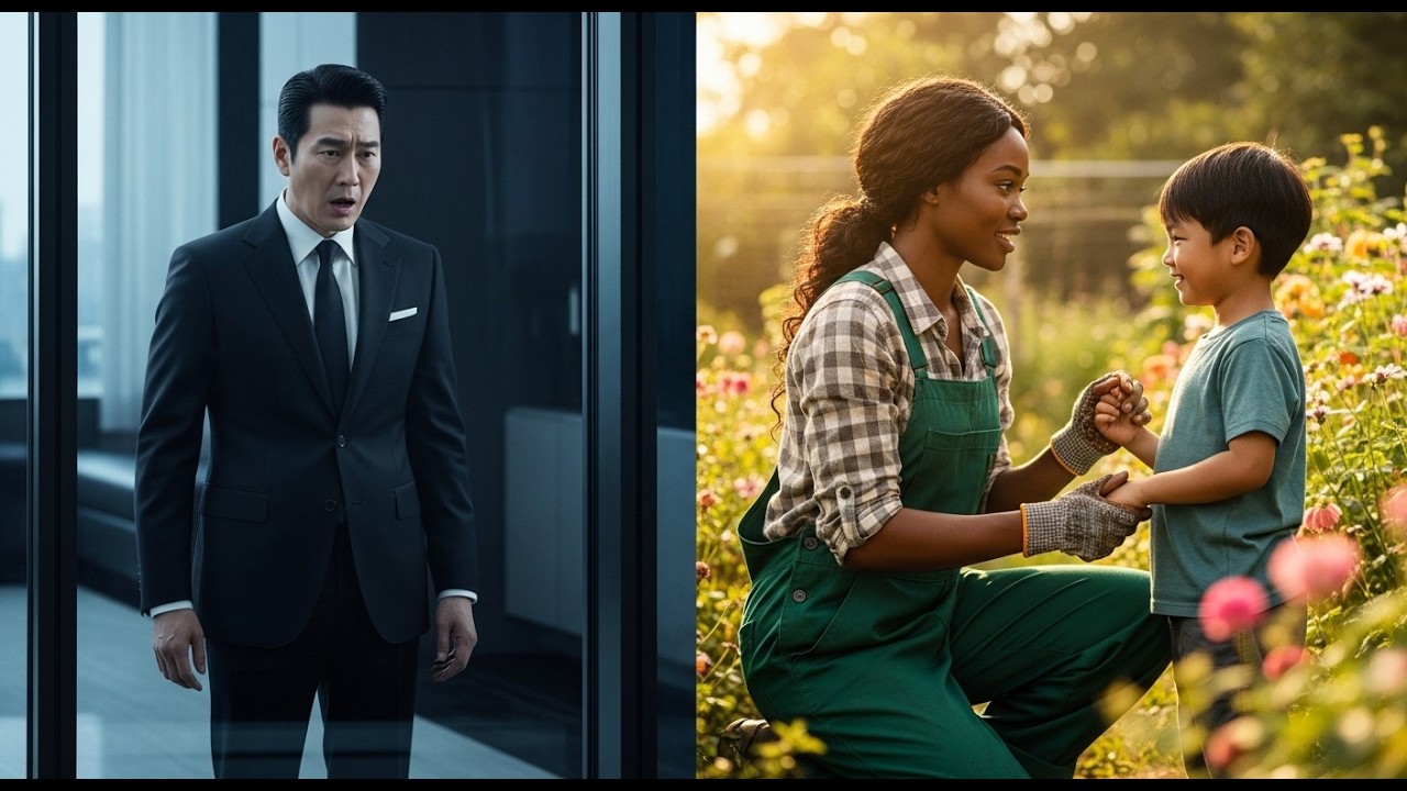 The Korean Mafia Boss’s Son Couldn’t Speak for 8 Months—Until the Black Gardener Changed Everything