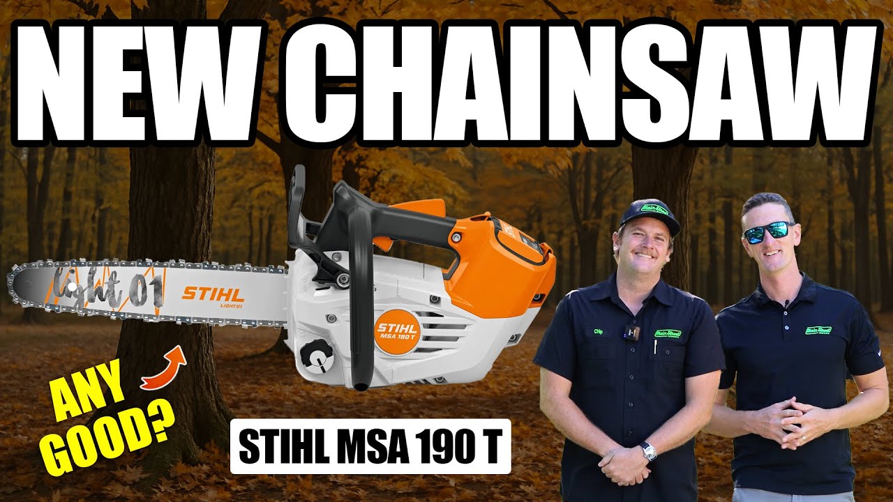 NEW STIHL MSA 190 T Review! BEST Battery Chainsaw for Tree Work 