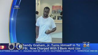 Man Charged With 3 Bank Hold-Ups After Turning Himself In To FBI