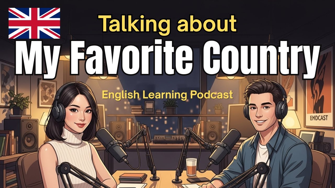 Talk about My Favorite Country: Easy English Listening & Speaking Practice Podcast: Pre-intermediate