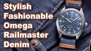 Timeless Style Meets Modern Craft: Omega Raimaster Denim Watch Review 220.12.40.20.03.001