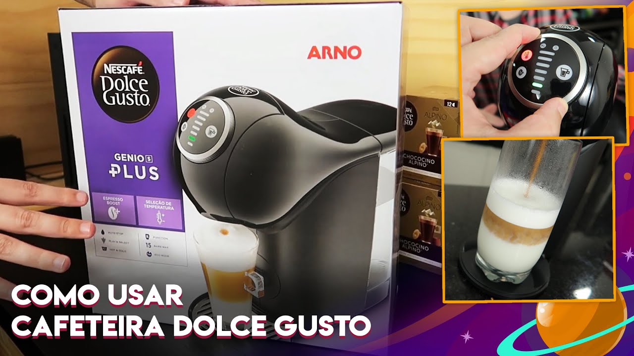 LIGANDO PELA PRIMEIRA VEZ CAFETEIRA DOLCE GUSTO GENIO S PLUS: COMO USAR ...
