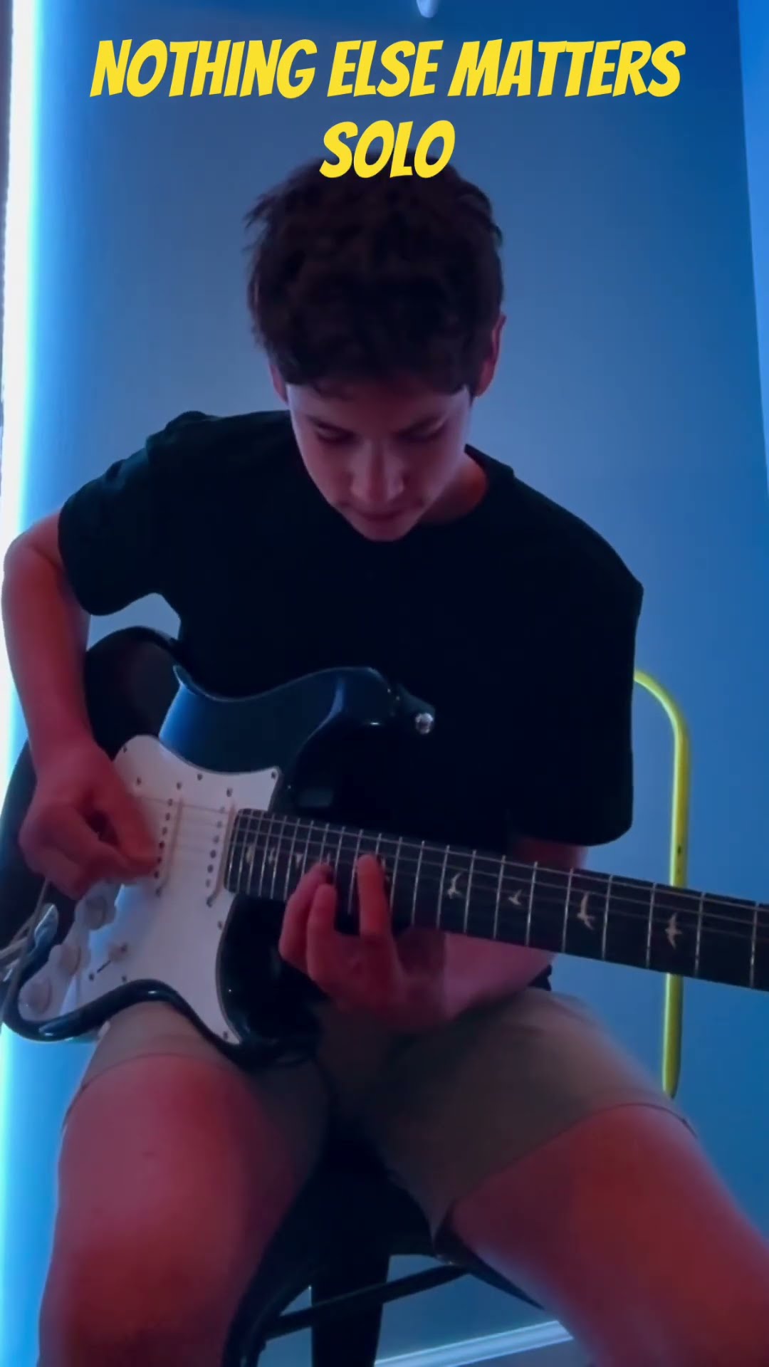 Nothing Else Matters Solo - Metallica — guitar cover by Logan Gilbert