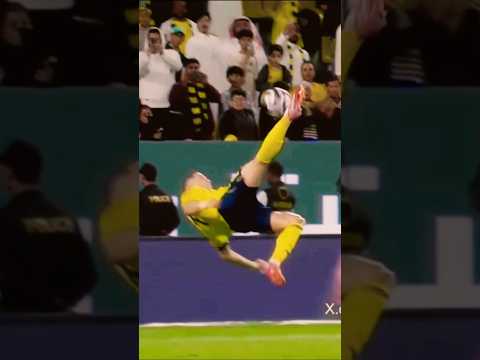 هدف كريستيانو رونالدو ضد الخليج بضربة مقصية مجنونة رونالدو