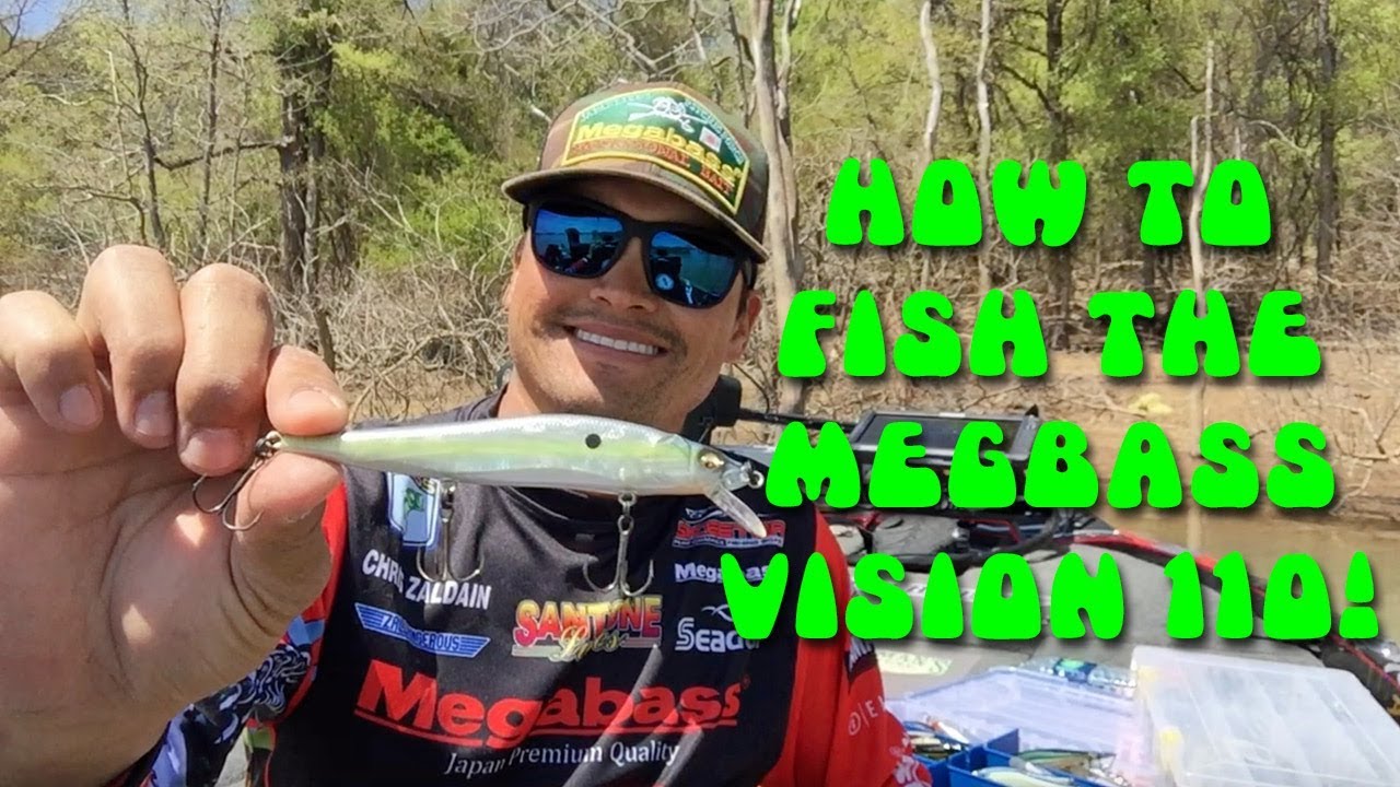 How to fish the Megabass Vision 110 jerkbait 