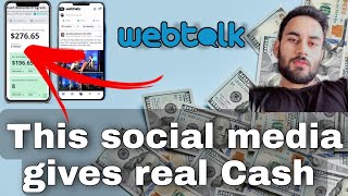 Earn money while using this social media application 💰🚀#webtalk #rewards screenshot 5
