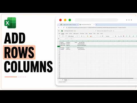 How to Insert Rows and Columns in Excel (Grid Expansion Moves)