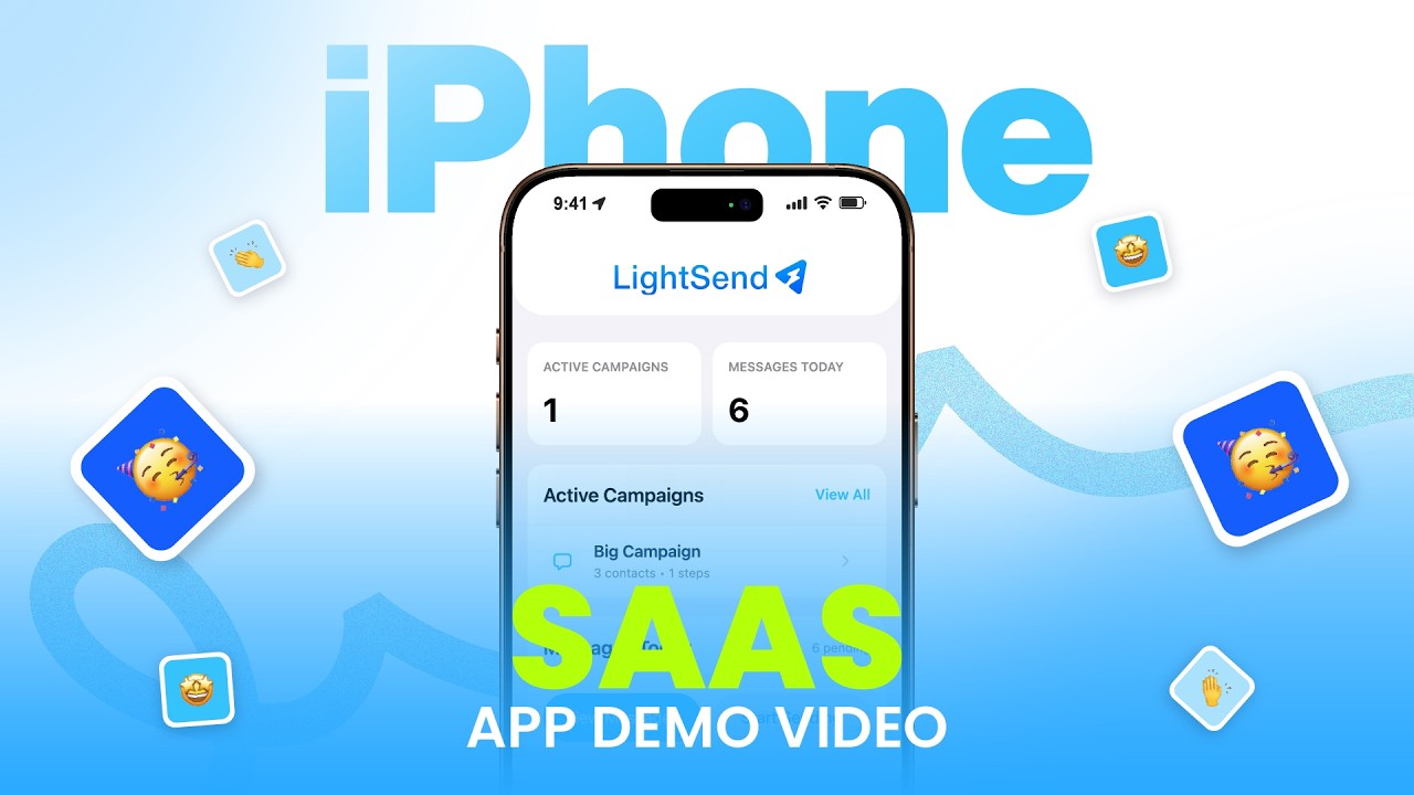 iMessage Campaign Tool | SaaS Explainer Video | App Demo Video - YouTube