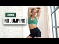 30 min no jumping low impact  follow along home workout  no equipment  no talking  no repeats