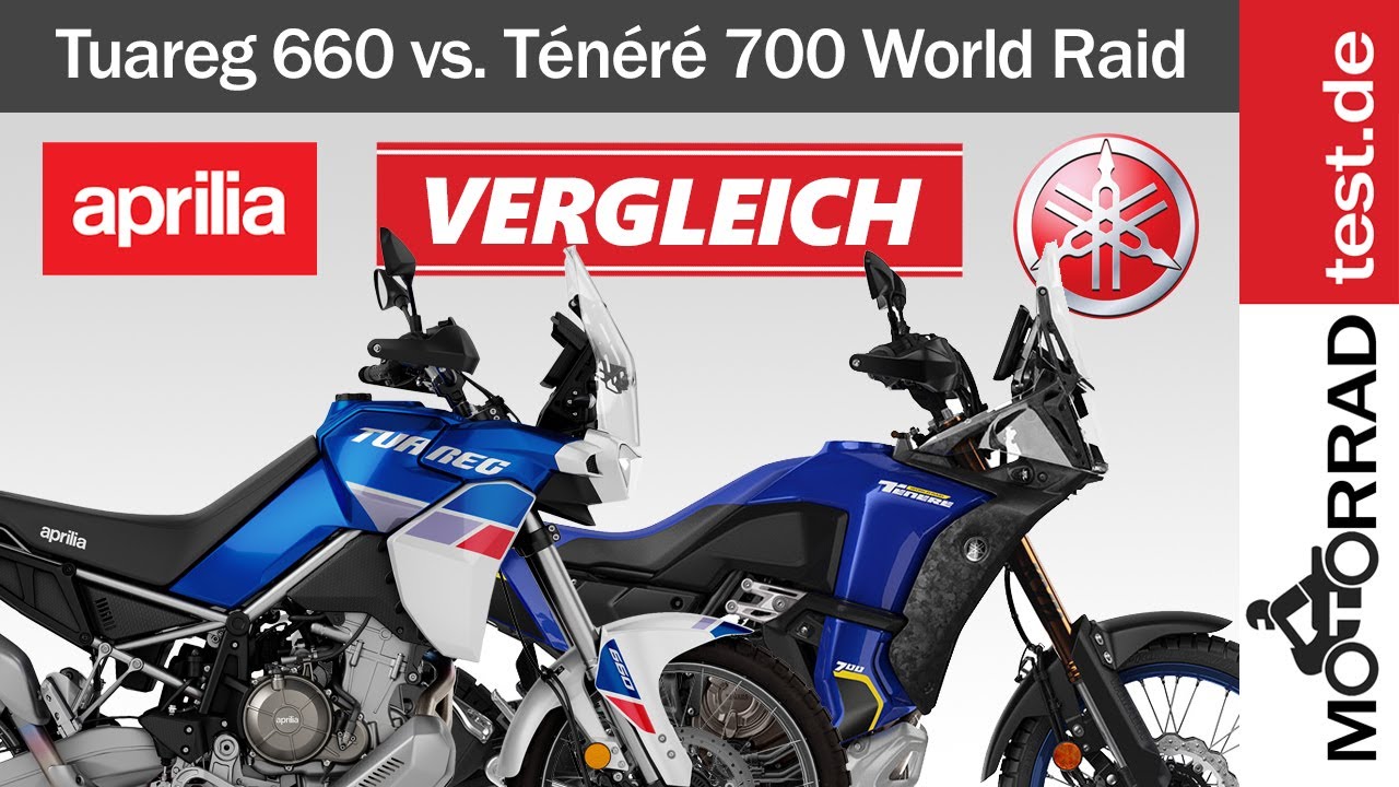 Aprilia Tuareg 660 vs. Yamaha Ténéré 700 World Raid