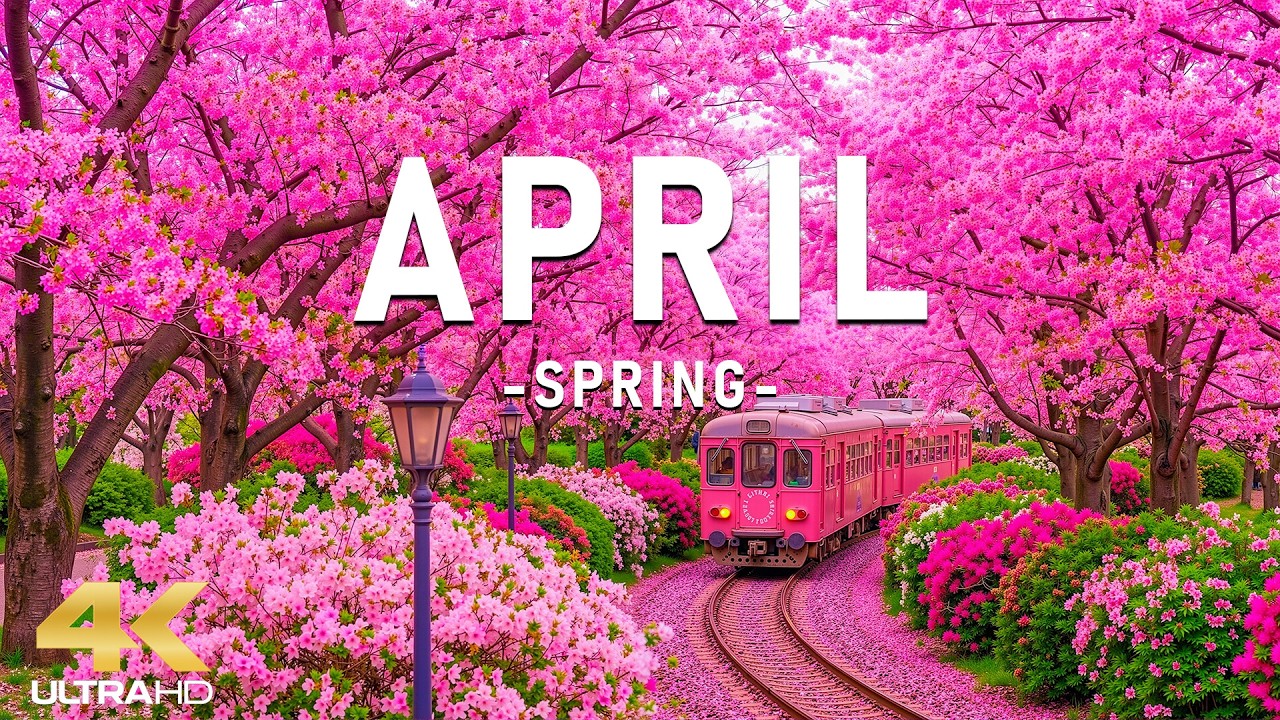 April 2 Spring The Best of Spring April 2026 🌸 Tulips Blooming, Cherry Blossoms at ...