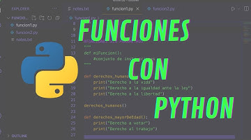 FUNCIONES con PYTHON - ¿Qué es una función en programación? - #hablemosdepython