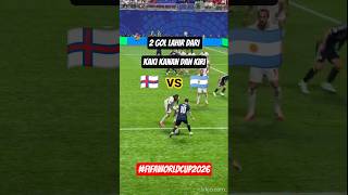 Gila! Messi Pakai Kaki Kiri & Kanan Buat Hancurkan Impian Inggris! #worldcup2026