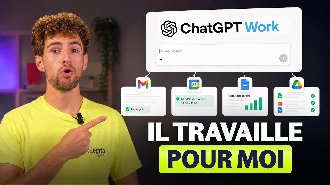 ChatGPT Work : le tutoriel complet pour déléguer ton travail à l'IA (guide débutant)