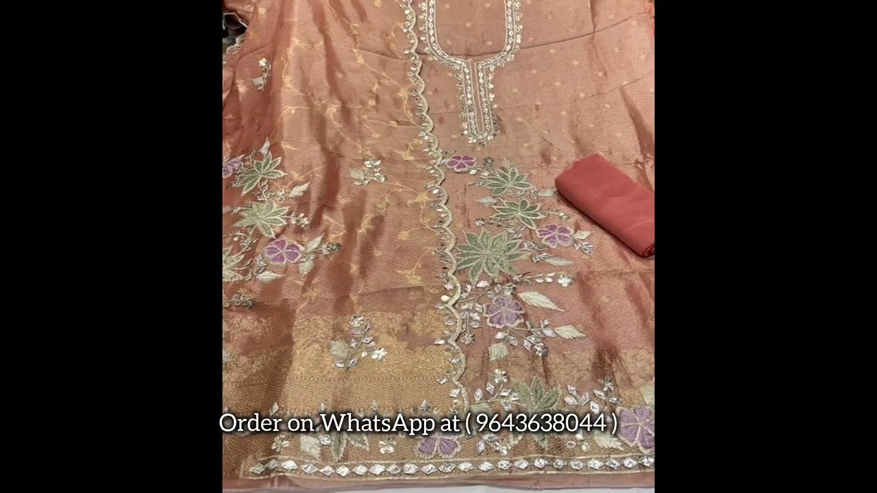 Organza Magic ✨ | Embroidered Jacquard Set 