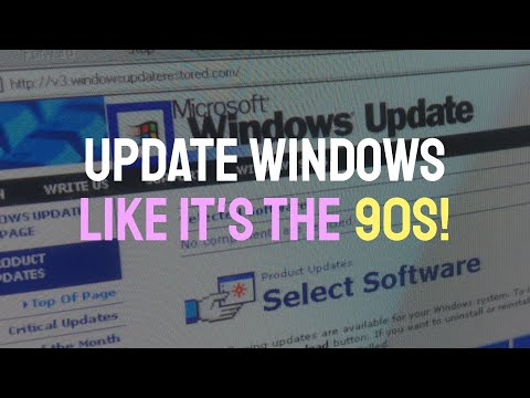 Updating Windows 95, 98, and 2000 The Old Way! | Windows Update Restored