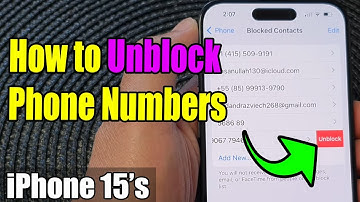 iPhone 15/15 Pro Max: How to Unblock Phone Numbers