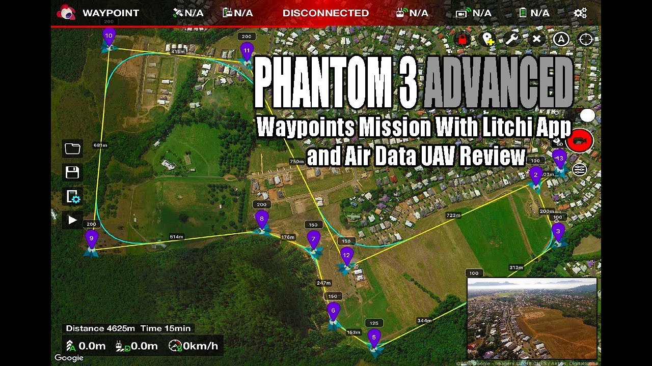 phantom 3 waypoints