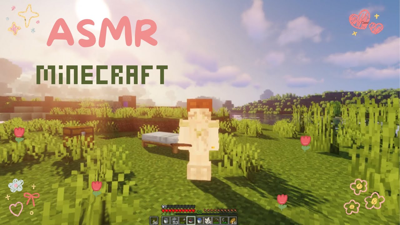 🌿 Minecraft ASMR, construyamos una casita 🏚️ |Sonidos de teclado y narración 💤