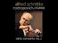 ROSTROPOVICH, Cello Concerto No. 2 by Alfred Schnittke (Seiji Osawa)