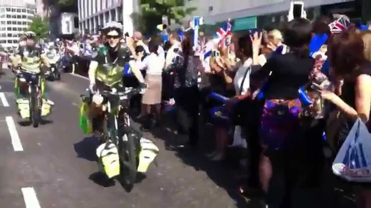 The Olympic torch 2012 london