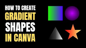 How to Create Gradient Shapes in Canva | Custom Color Blends Made Easy!