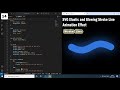 SVG Elastic and Glowing Stroke Line Animation Effect use in Css and Html || Html &amp; Css for Beginers