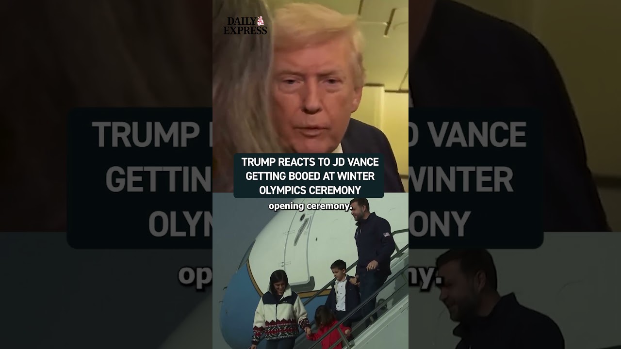 US vice president JD Vance was booed at the Winter Olympics Opening Ceremony as fans turned on him 🔴