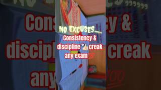 consistency & discipline creak any competitive exam#consistency #inspiration #dicipline #motivation