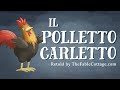 Il polletto carletto  chicken little in italian with english subtitles