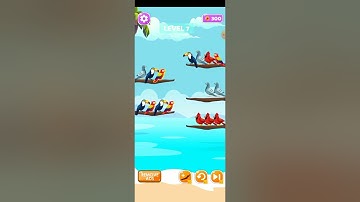 Bird Sort Color Puzzle Level 1 to 8 Gameplay