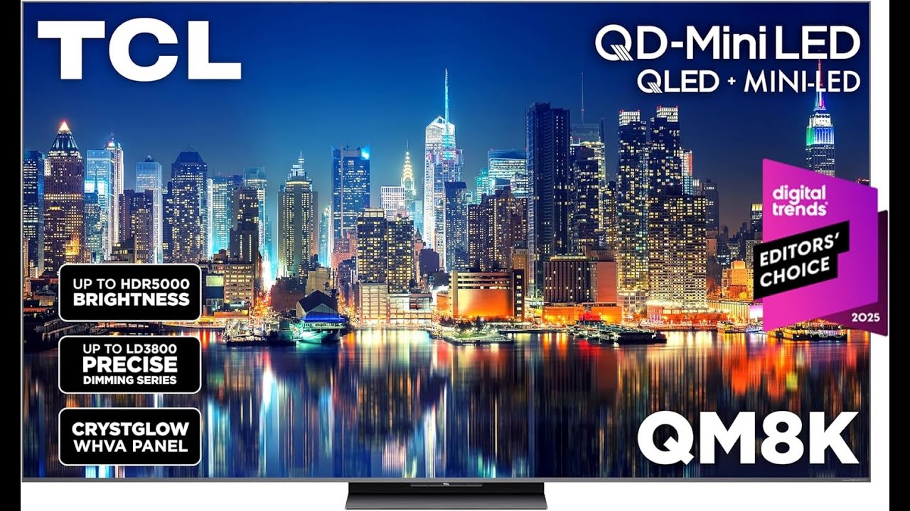 TCL 85” QM8K Mini LED TV Review (2025) : Insane Brightness, Halo-Free Picture & 288Hz Gaming