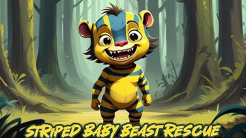 G4K Striped Baby Beast Rescue Game Walkthrough