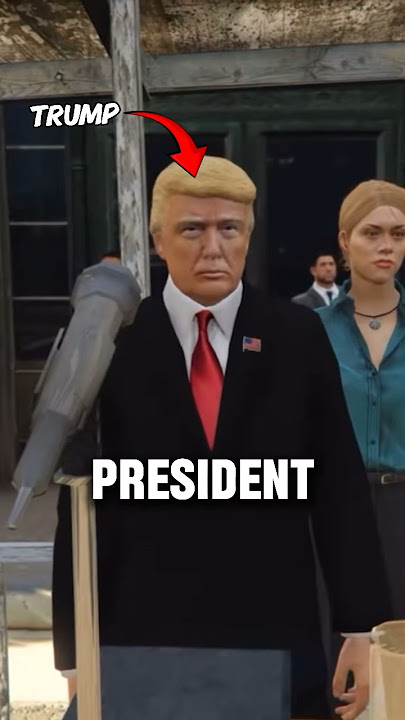 Trump assassination in GTA 5😱Did they know this before? #gta #grandtheftauto #gaming #gtav