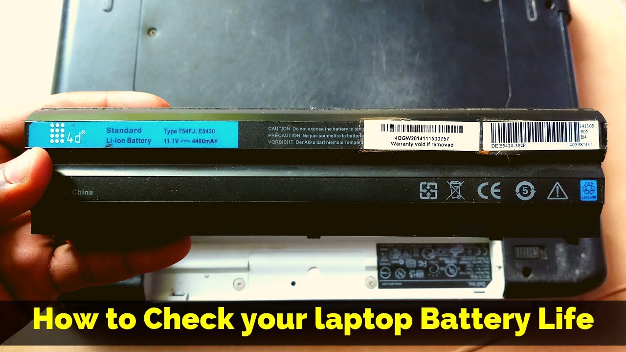 How to Check Your Laptop Battery Life || TAMIL