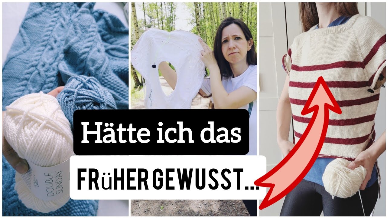 20 Jahre Pulloverstricken in 12 Minuten