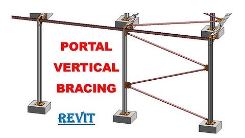 #11. Portal Frame Modelling and Detailing in Revit   VERTICAL BRACING