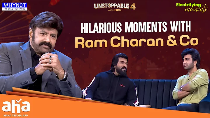 Ram Charan & Co. – Epic Fun & Hilarious Moments at Unstoppable with NBK | ahavideoIN