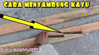 CARA MENYAMBUNG KAYU  YG BENAR BUAT PEMULA...